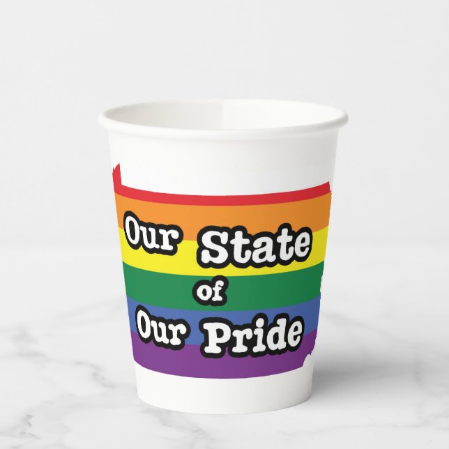 Our State of Our Pride | Pennsylvania Paper Cups (Left)