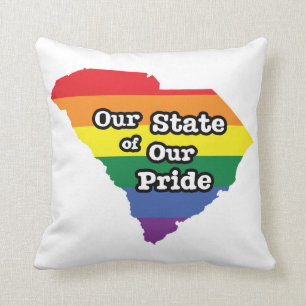Our State of Our Pride   South Carolina Cushion