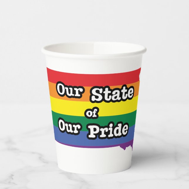 Our State of Our Pride | South Dakota Paper Cups (Left)