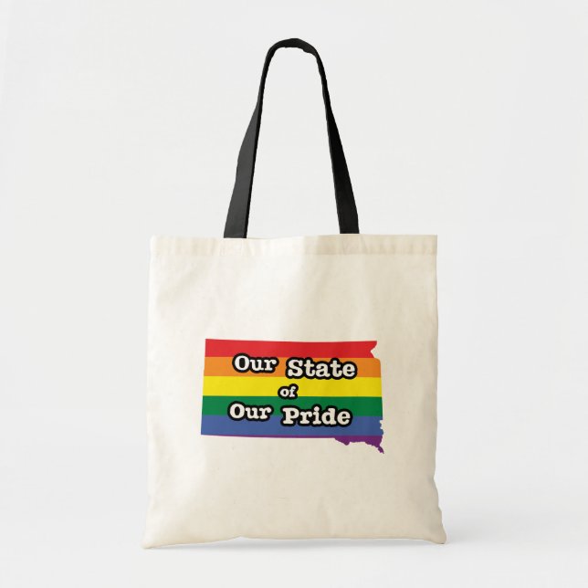 Our State of Our Pride | South Dakota Tote Bag (Front)