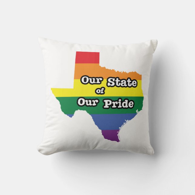 Our State of Our Pride | Texas Cushion (Front)