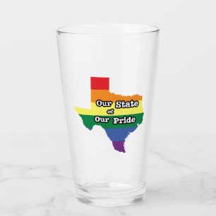 Our State of Our Pride Texas Glass