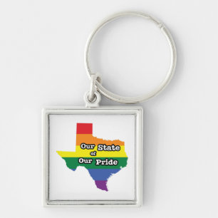 Our State of Our Pride Texas Key Ring