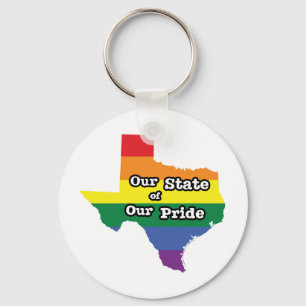 Our State of Our Pride Texas Key Ring