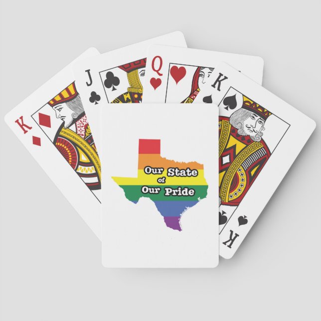 Our State of Our Pride | Texas Playing Cards (Back)
