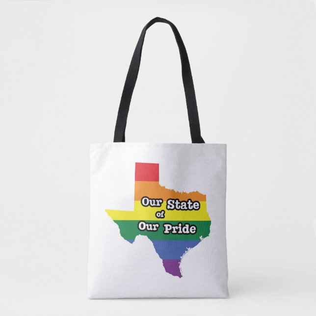 Our State of Our Pride | Texas Tote Bag (Front)
