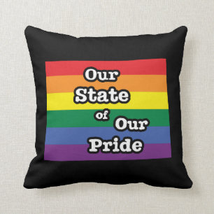 Our State of Our Pride   Wyoming Cushion