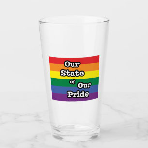 Our State of Our Pride Wyoming Glass