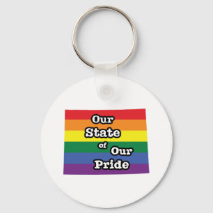 Our State of Our Pride   Wyoming Key Ring