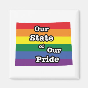 Our State of Our Pride Wyoming Magnet