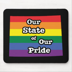Our State of Our Pride Wyoming Mouse Pad
