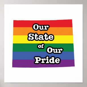 Our State of Our Pride Wyoming Poster