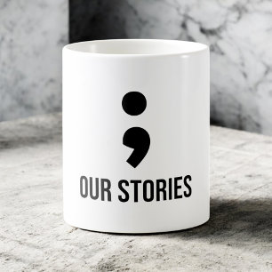 Our Stories Will Never End Couples Matching Coffee Mug
