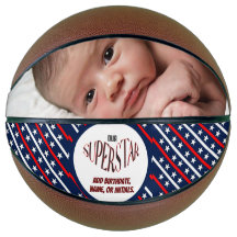Our Superstar Red, White, And Blue Basketball
