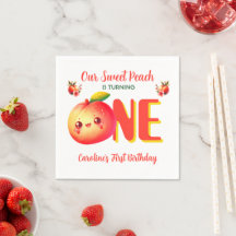 Our Sweet Little Peach Birthday