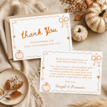 Our Sweet Little Pumpkin Doodle Baby Shower