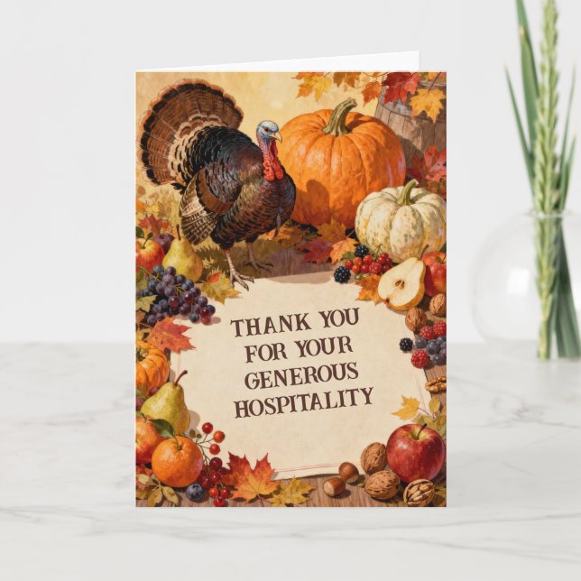 Our Thanksgiving Thank You Card (Front)