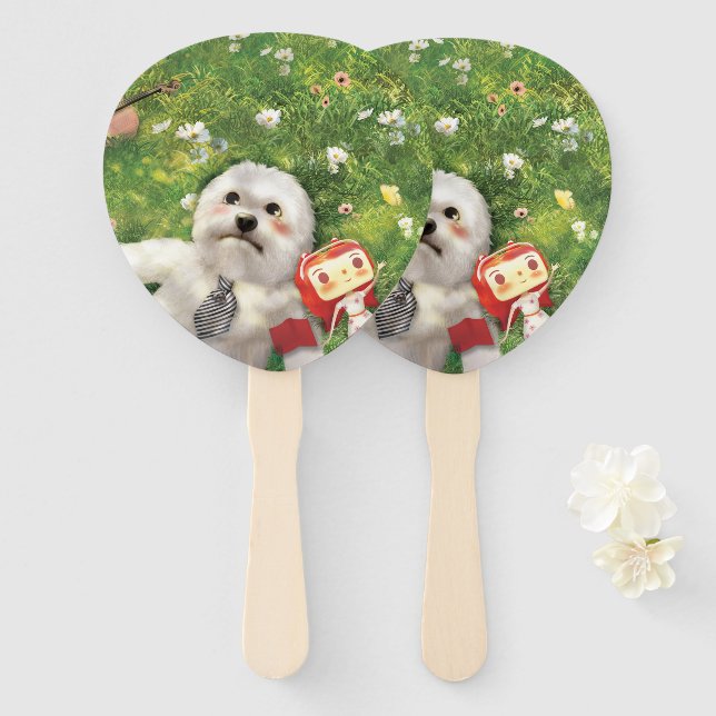 Our Times Hand Fan (Front and Back)