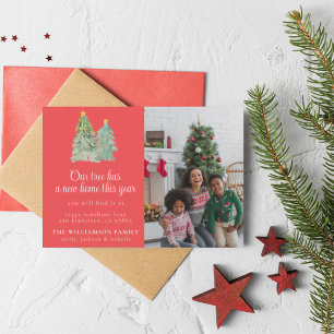 Our Tree Has A New Home Family Christmas Card