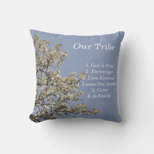 Our Tribe, Uplifting, KIndness, Encouragement Cushion (Front)