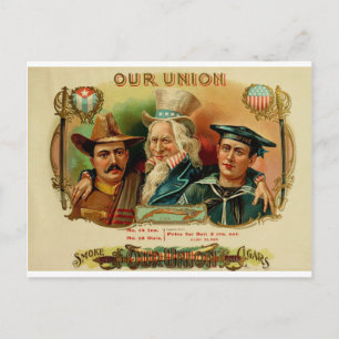 Our Union Cigarette Box Label   (L1) Postcard