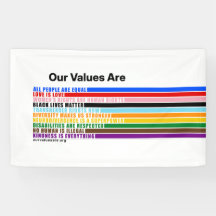 Our Values Are Banner
