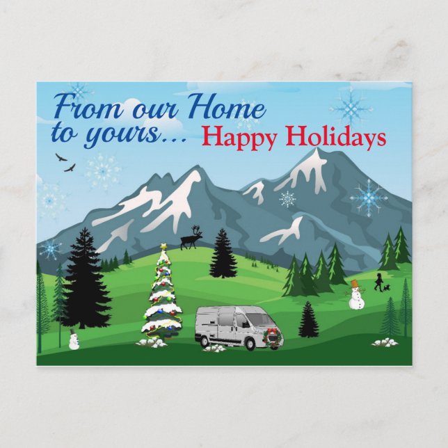 Our Van to Yours  Postcard (Front)