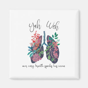 Our Very Breath Speaks His Name Yhwh Christian Rel Magnet