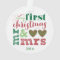 Our Very First Christmas as Mr & Mrs Ornament