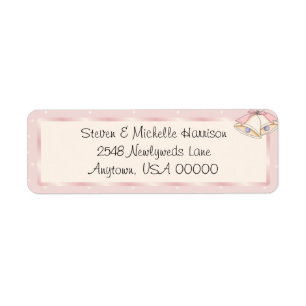 Our Wedding Bells Return Address Labels
