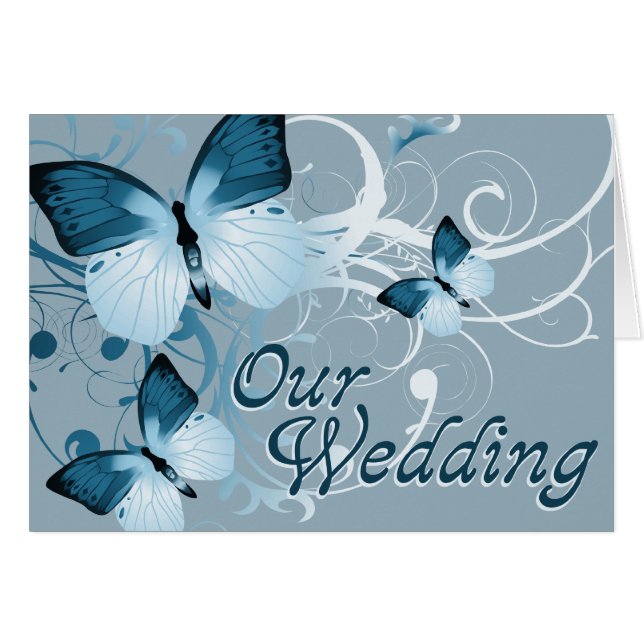 Our Wedding : Butterflies : (Front Horizontal)