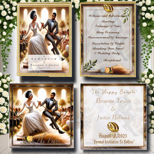 Our Wedding Day Bliss Elegant African-American Program