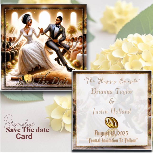 Our Wedding Day Bliss Elegant Save The Date Card (Creator Uploaded)