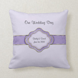 Our Wedding Day (Lilac) Cushion