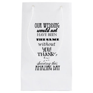 Our Wedding Gift Bag - Small, Glossy