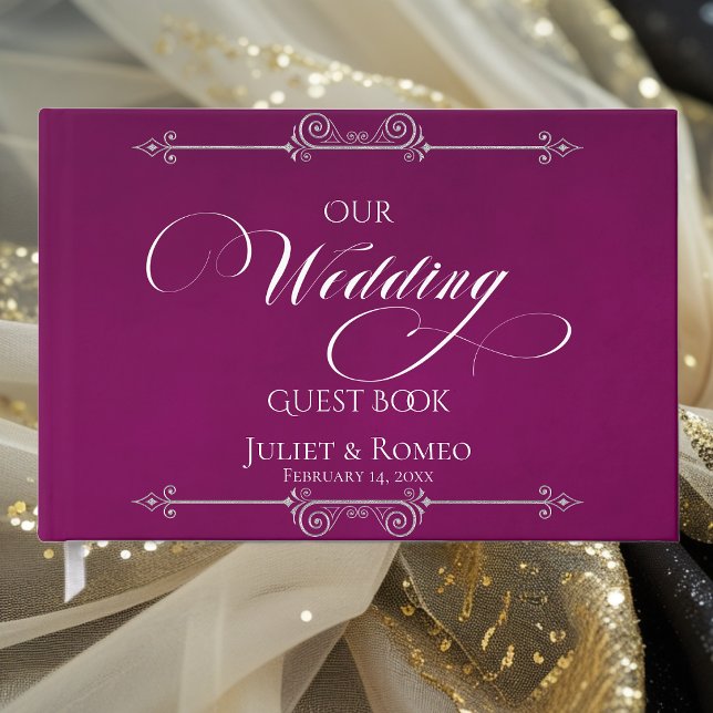 Our Wedding Guest Book - Plum (Creator Uploaded)