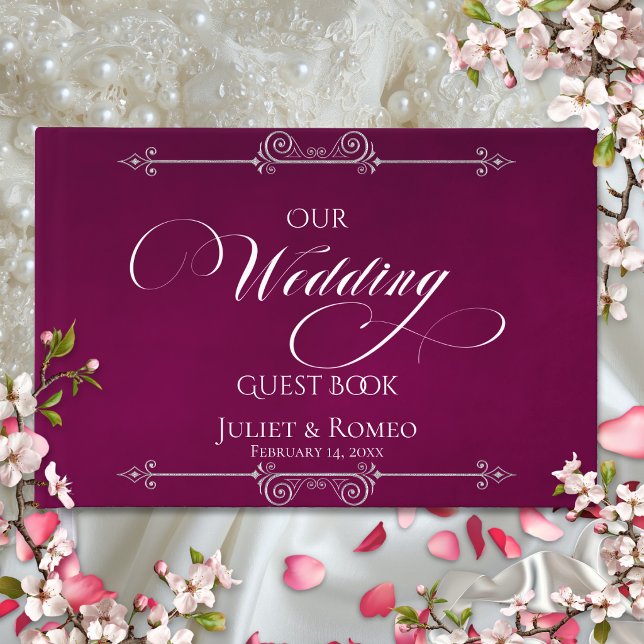 Our Wedding Guest Book - Plum (Creator Uploaded)