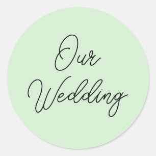 Our Wedding Invitation Seals