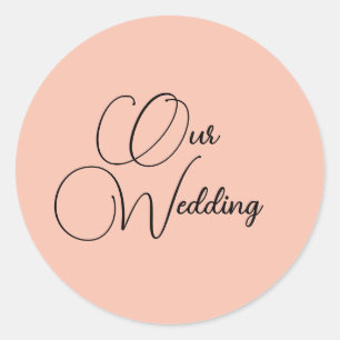 Our Wedding Invitation Seals