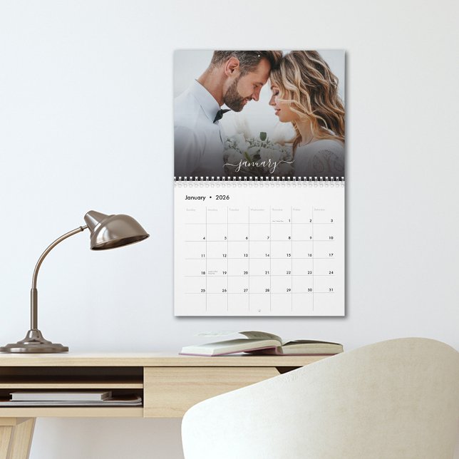 Our Wedding Photo 12 Month Script Calendar (Creator Uploaded)