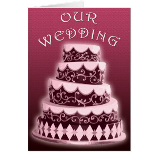 Our Wedding : Pink Cake :