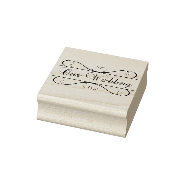 Our Wedding Rubber Stamp (Stamp)