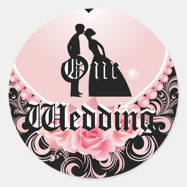 Our Wedding Sticker (Front)