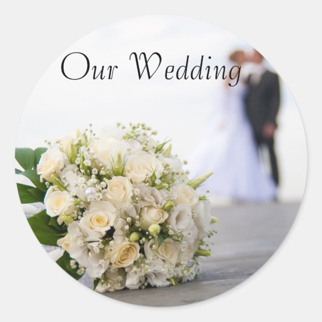 Our Wedding Sticker (Front)