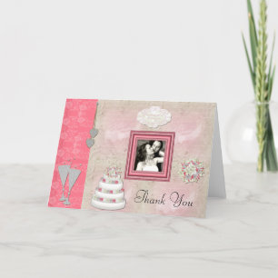 Our Wedding Thank You Photo Frame Card