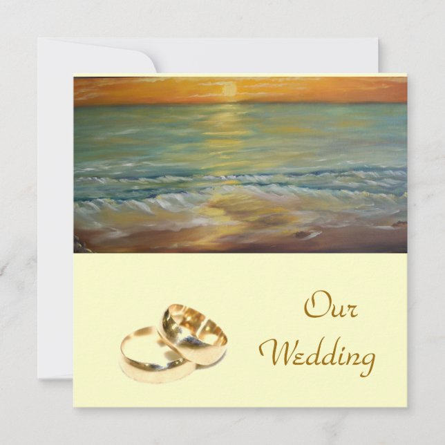 our wedding - wedding invitation (Front)