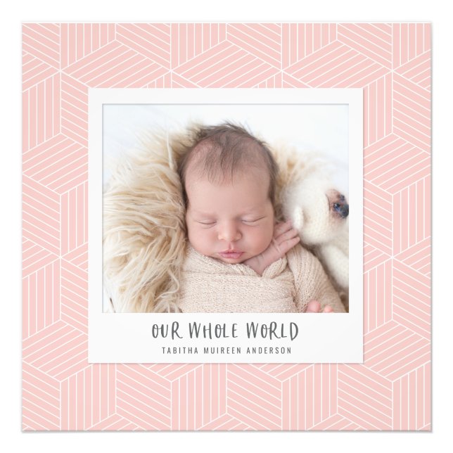 Our whole world instant photo geometric (Front)
