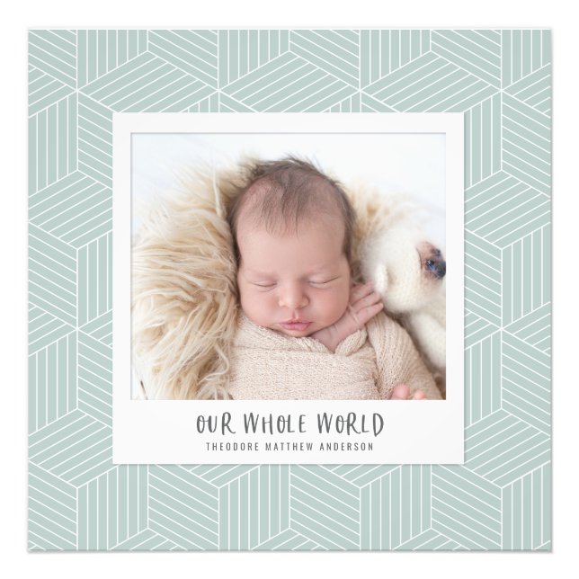 Our whole world instant photo geometric (Front)