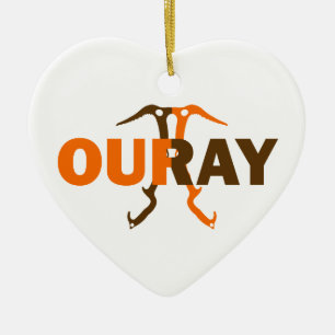 Ouray Colorado Ceramic Ornament