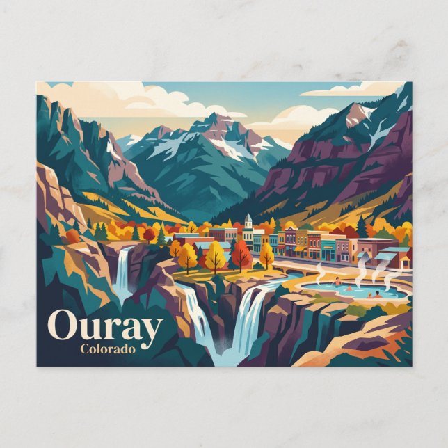 Ouray Colorado Postcard (Front)